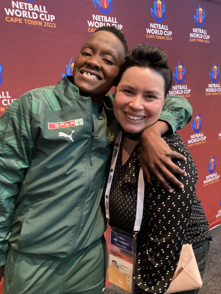 Bongi Msomi Spar Proteas Netball Captain with Lauen Jacobs - She Speaks Sport.