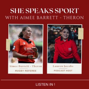 Aimee Barrett – Theron – My Rugby Life - She speaks sport