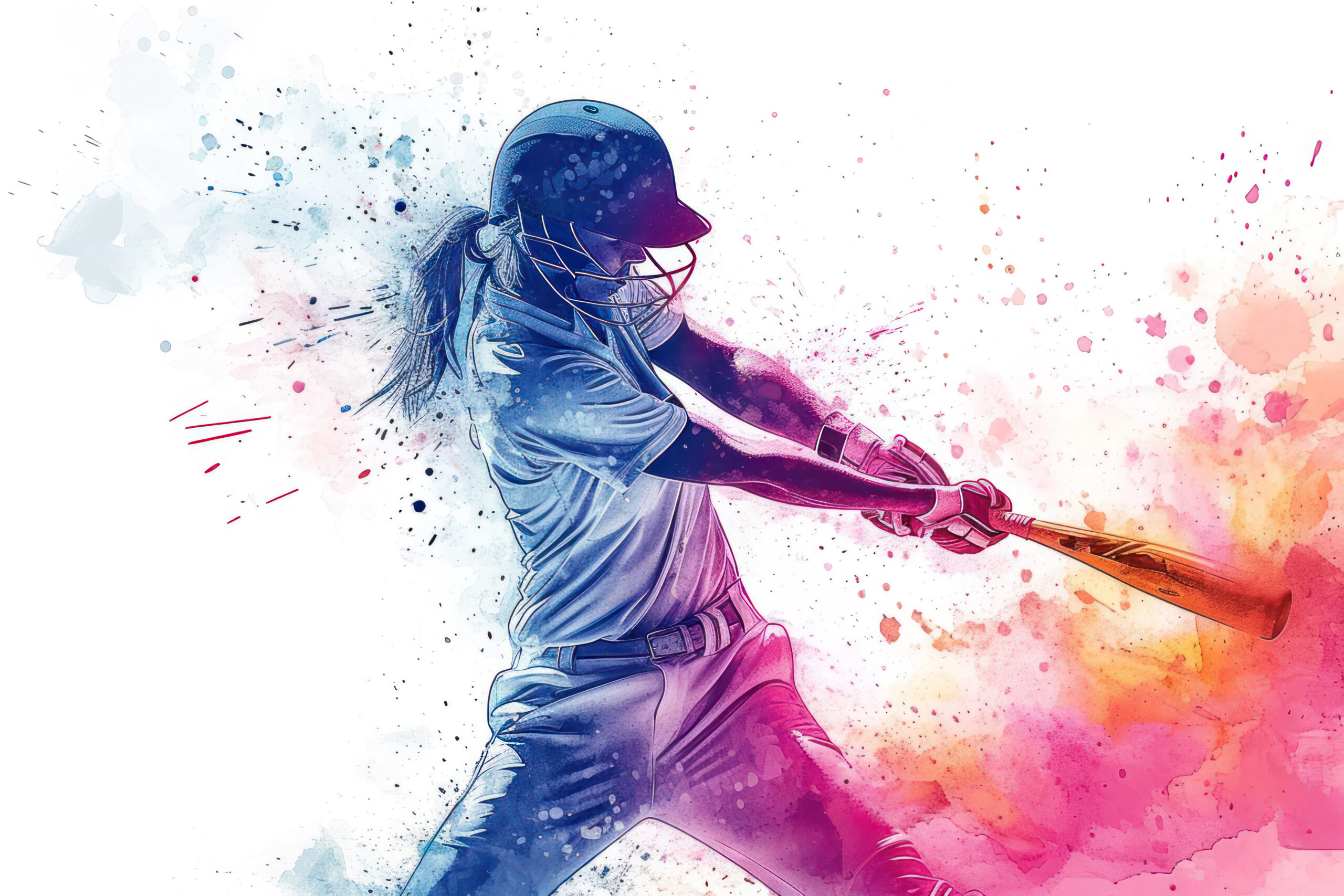 cricket player in action