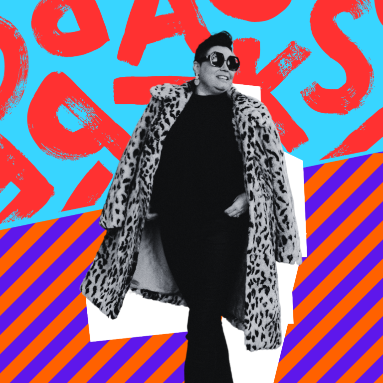 Lauren Jacobs - She Speaks Sport colourful leopard