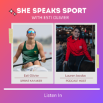 Esti Olivier Sprint Kayaker SA Champion