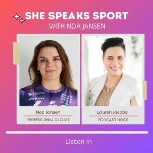 Noa Jansen She speaks sport