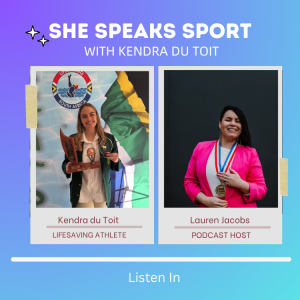 Kendra du Toit Lifesaving Athlete South Africa